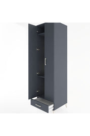 Hyperion Dolap 3 Raflı Tek Çekmeceli Tek Askılı 60x44x195 - S59M120V5B