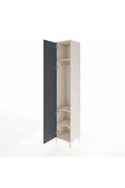 Hyperion Dolap 3 Raflı Tek Kapaklı Tek Askılı 44x44x243 - S64M001V2B