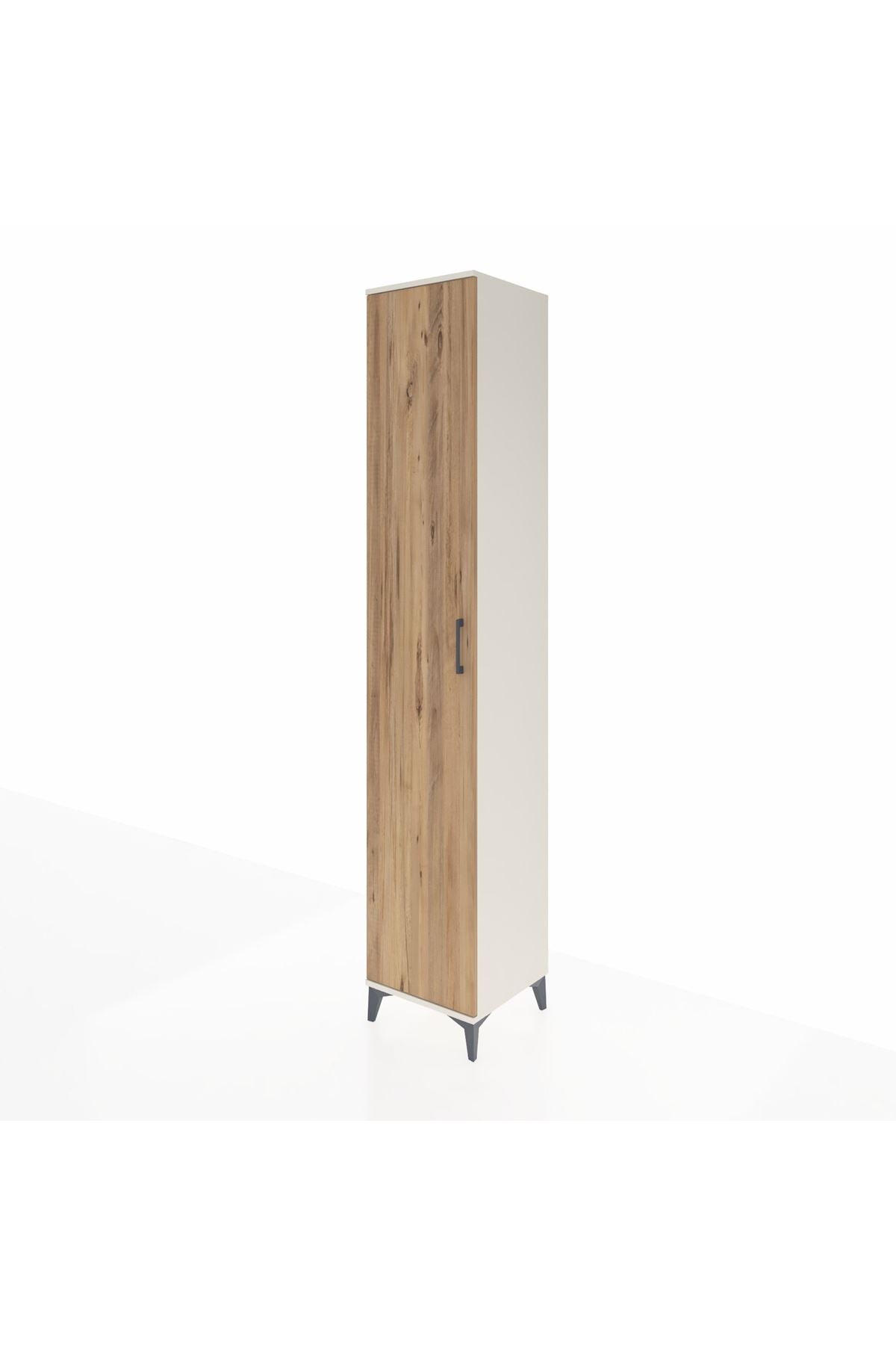 Hyperion Dolap 3 Raflı Tek Kapaklı Tek Askılı 44x44x243 - S64M001V3B