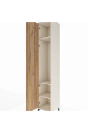Hyperion Dolap 3 Raflı Tek Kapaklı Tek Askılı 44x44x243 - S64M001V3B