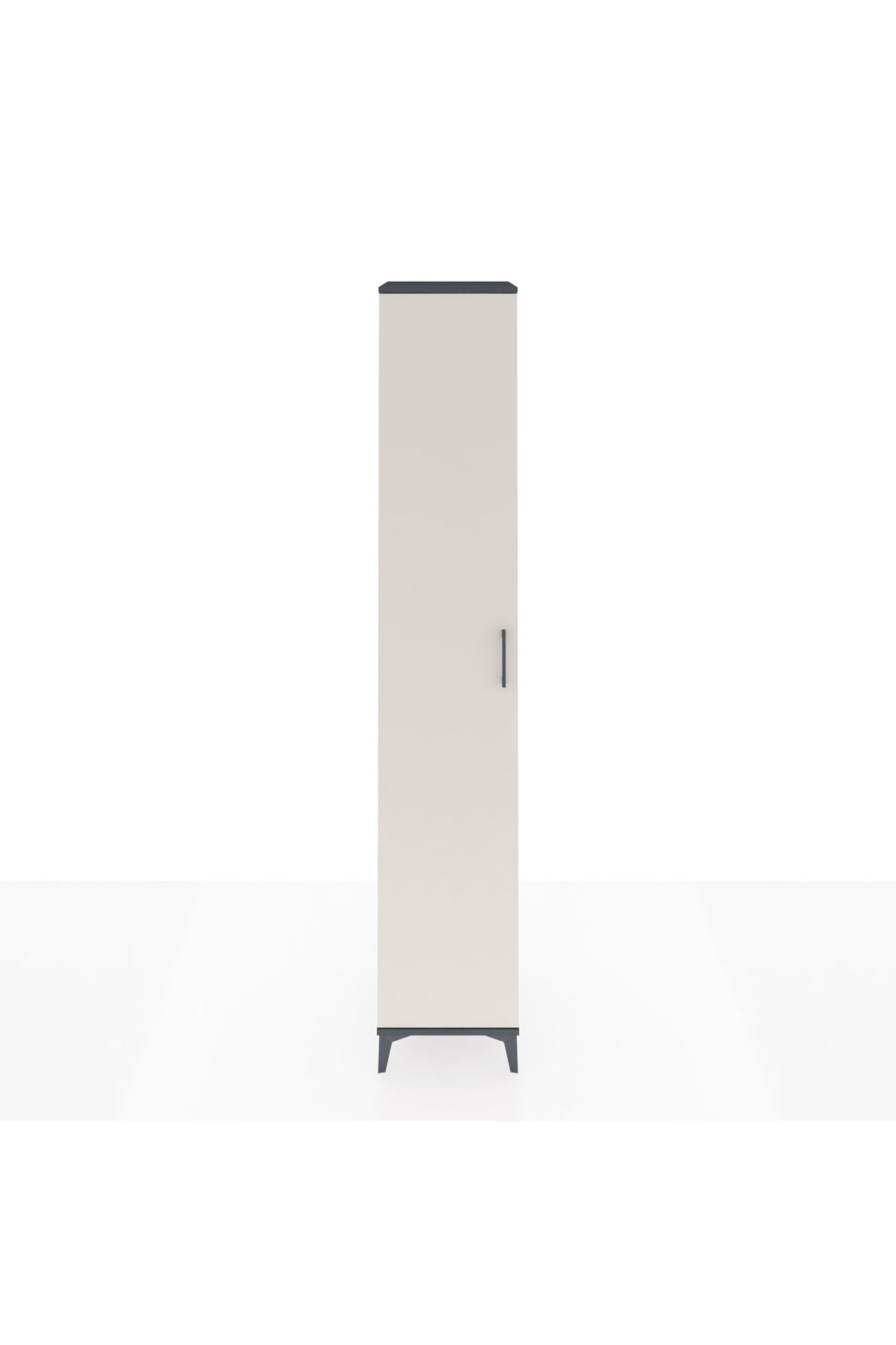 Hyperion Dolap 3 Raflı Tek Kapaklı Tek Askılı 44x44x243 - S64M001V4B