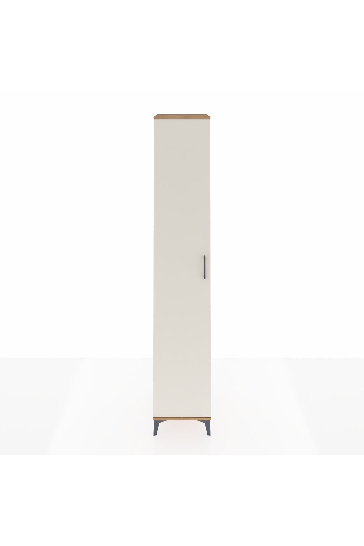 Hyperion Dolap 3 Raflı Tek Kapaklı Tek Askılı 44x44x243 - S64M001V7B