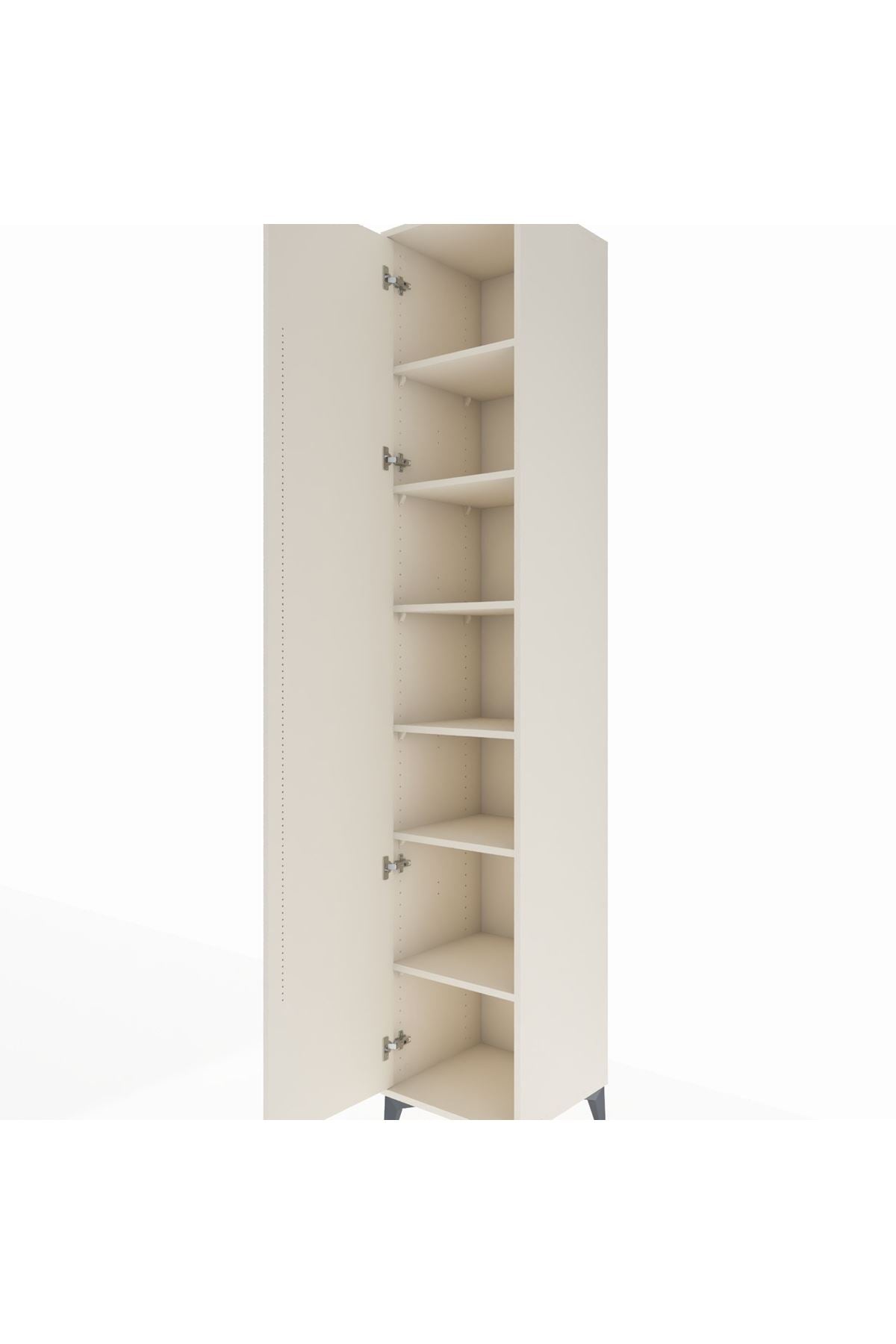 Hyperion Dolap 6 Raflı Tek Kapaklı 44x44x243 - S64M002V1B