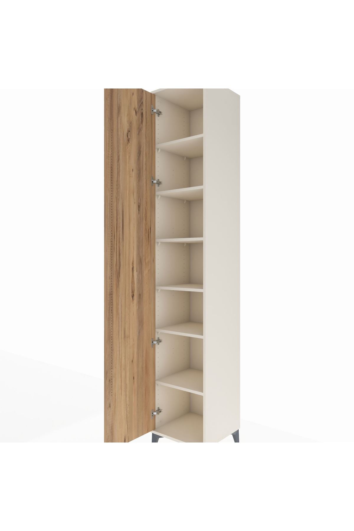 Hyperion Dolap 6 Raflı Tek Kapaklı 44x44x243 - S64M002V3B