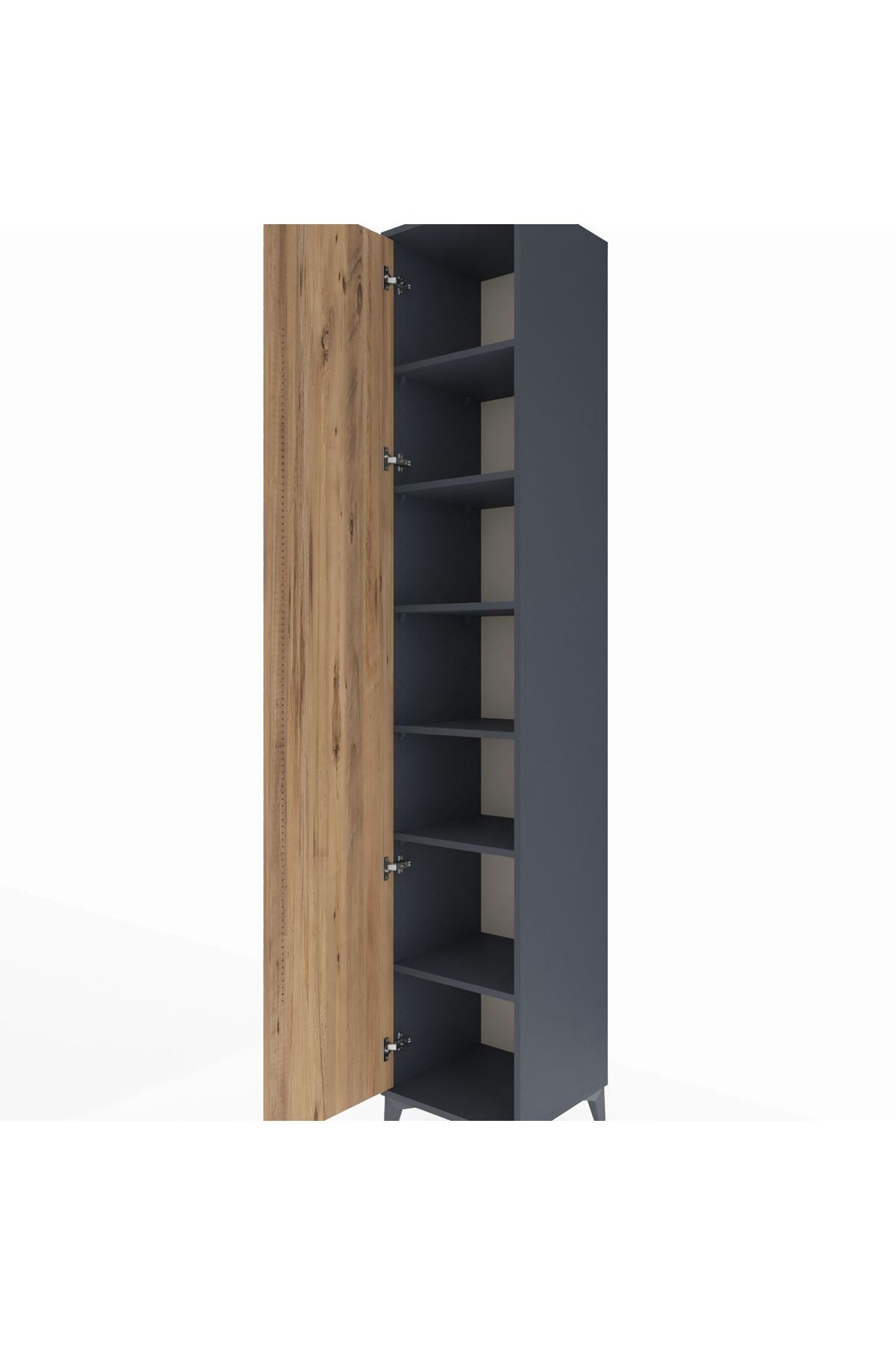 Hyperion Dolap 6 Raflı Tek Kapaklı 44x44x243 - S64M002V6B