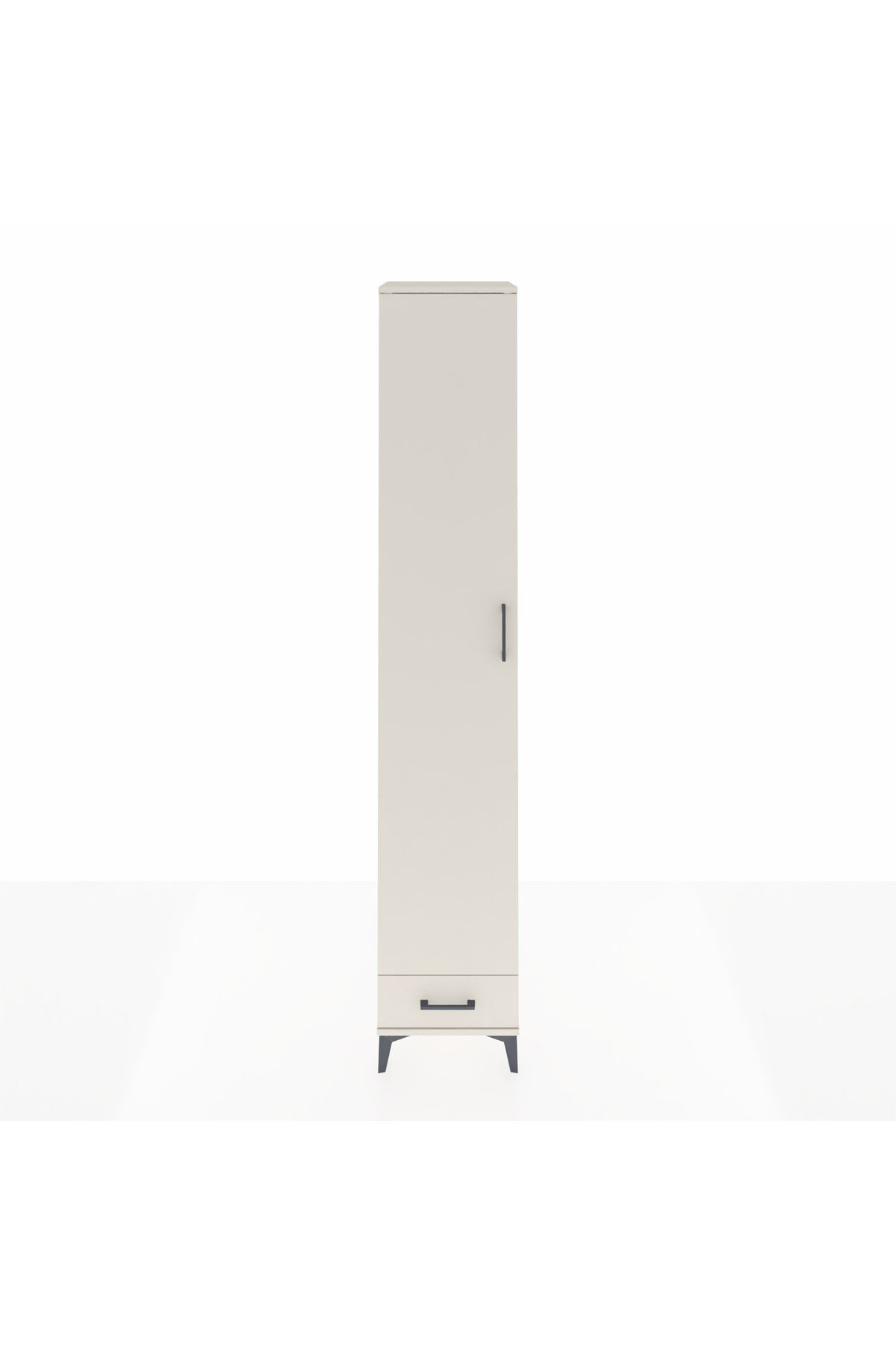 Hyperion Dolap 3 Raflı Tek Çekmeceli Tek Askılı 44x44x243 - S64M003V1B