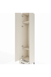 Hyperion Dolap 3 Raflı Tek Çekmeceli Tek Askılı 44x44x243 - S64M003V1B