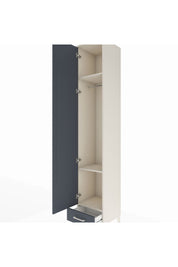 Hyperion Dolap 3 Raflı Tek Çekmeceli Tek Askılı 44x44x243 - S64M003V2B