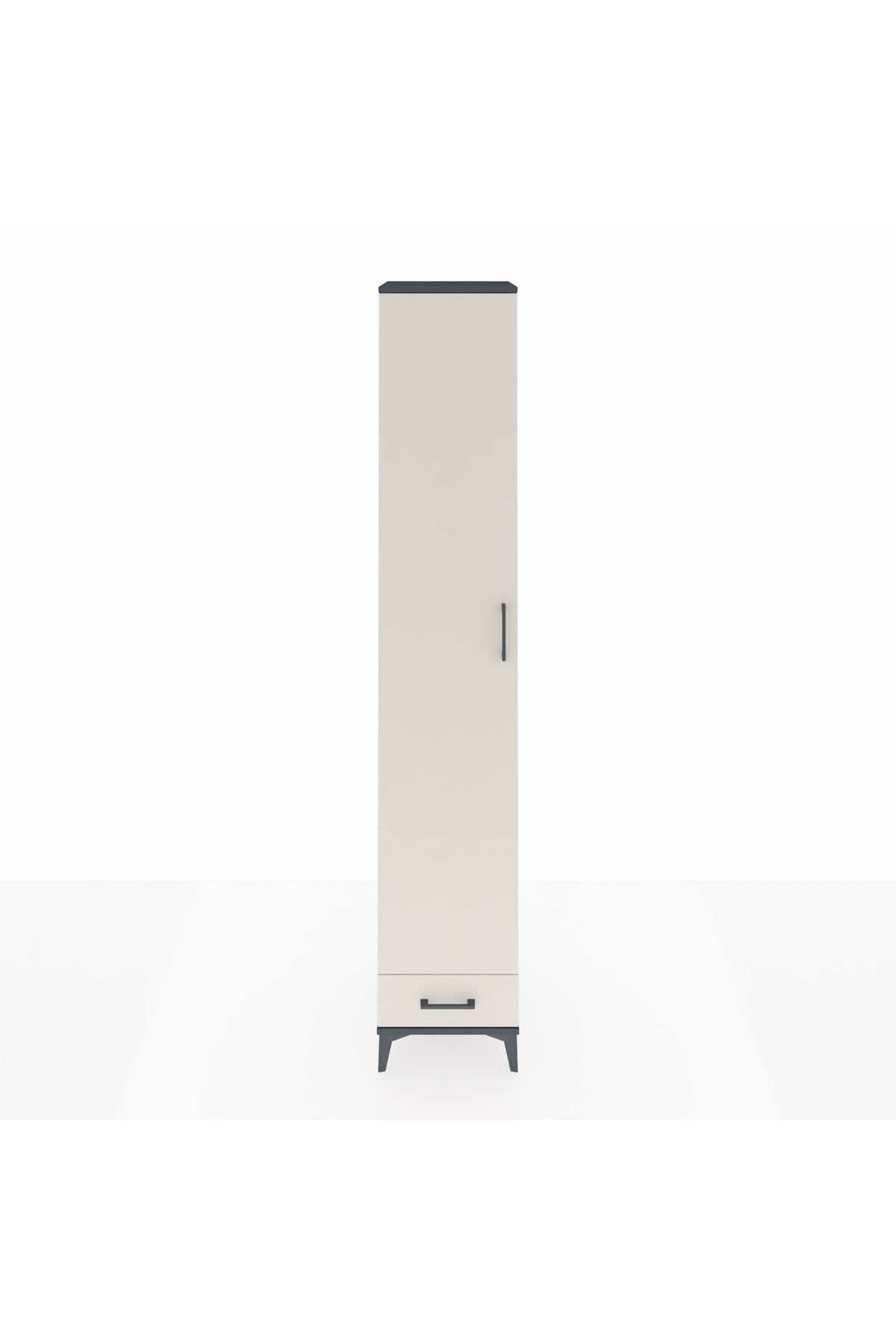 Hyperion Dolap 3 Raflı Tek Çekmeceli Tek Askılı 44x44x243 - S64M003V4B