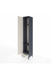 Hyperion Dolap 3 Raflı Tek Çekmeceli Tek Askılı 44x44x243 - S64M003V4B