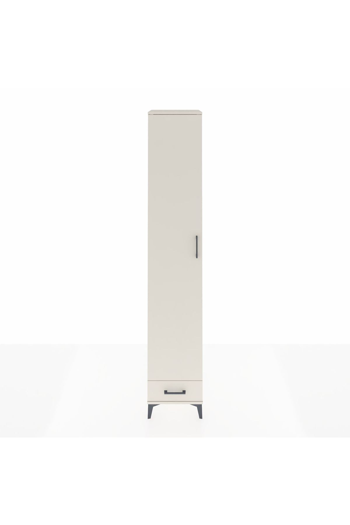 Hyperion Dolap 6 Raflı Tek Çekmeceli Tek Kapaklı 44x44x243 - S64M004V1B