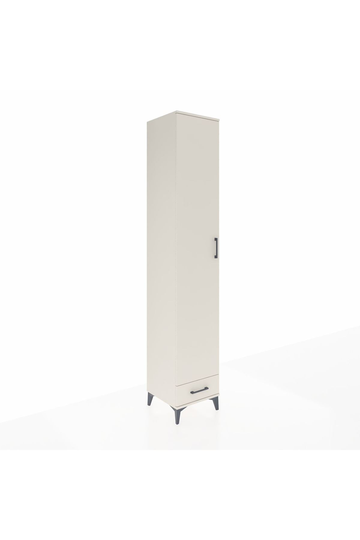 Hyperion Dolap 6 Raflı Tek Çekmeceli Tek Kapaklı 44x44x243 - S64M004V1B