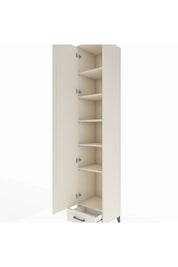 Hyperion Dolap 6 Raflı Tek Çekmeceli Tek Kapaklı 44x44x243 - S64M004V1B
