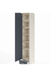 Hyperion Dolap 6 Raflı Tek Çekmeceli Tek Kapaklı 44x44x243 - S64M004V2B