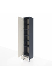 Hyperion Dolap 6 Raflı Tek Çekmeceli Tek Kapaklı 44x44x243 - S64M004V4B