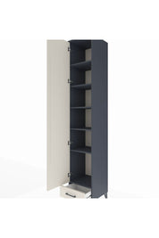 Hyperion Dolap 6 Raflı Tek Çekmeceli Tek Kapaklı 44x44x243 - S64M004V4B