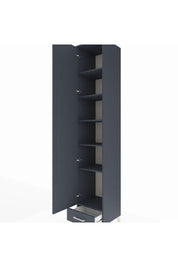 Hyperion Dolap 6 Raflı Tek Çekmeceli Tek Kapaklı 44x44x243 - S64M004V5B