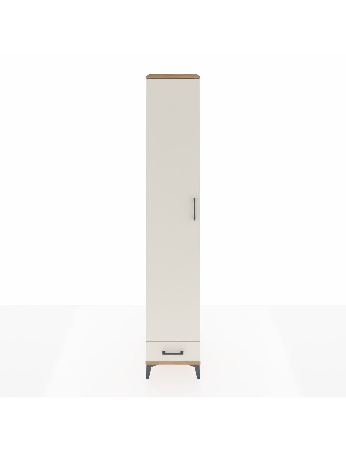 Hyperion Dolap 6 Raflı Tek Çekmeceli Tek Kapaklı 44x44x243 - S64M004V7B