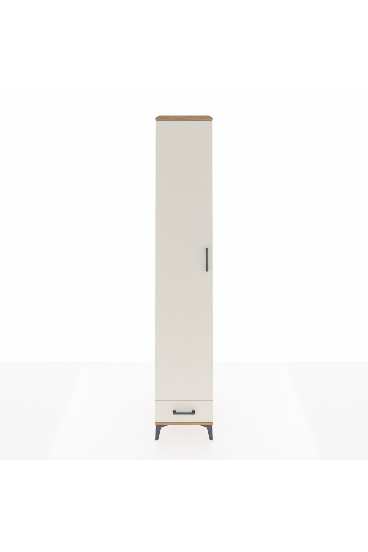 Hyperion Dolap 6 Raflı Tek Çekmeceli Tek Kapaklı 44x44x243 - S64M004V7B