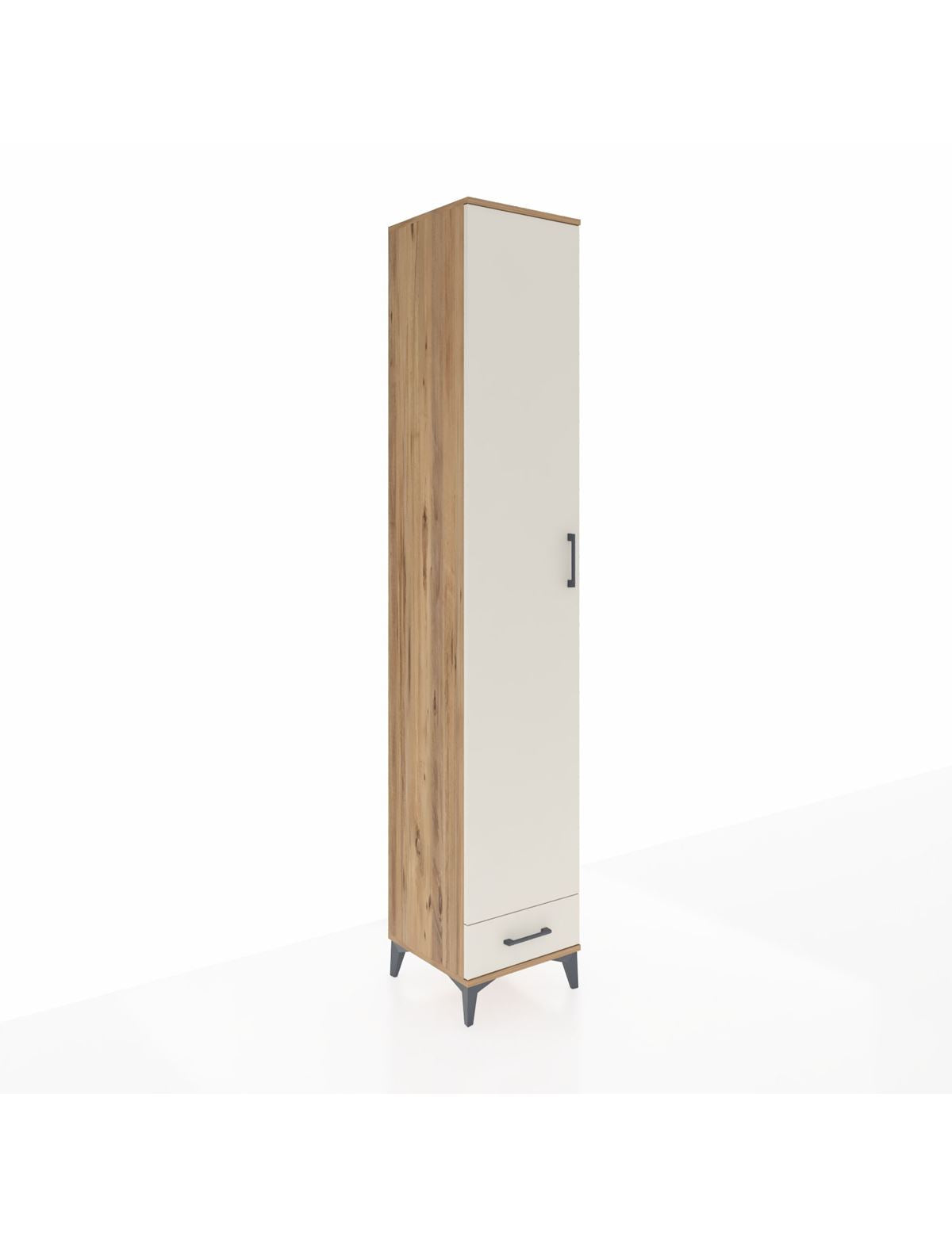 Hyperion Dolap 6 Raflı Tek Çekmeceli Tek Kapaklı 44x44x243 - S64M004V7B
