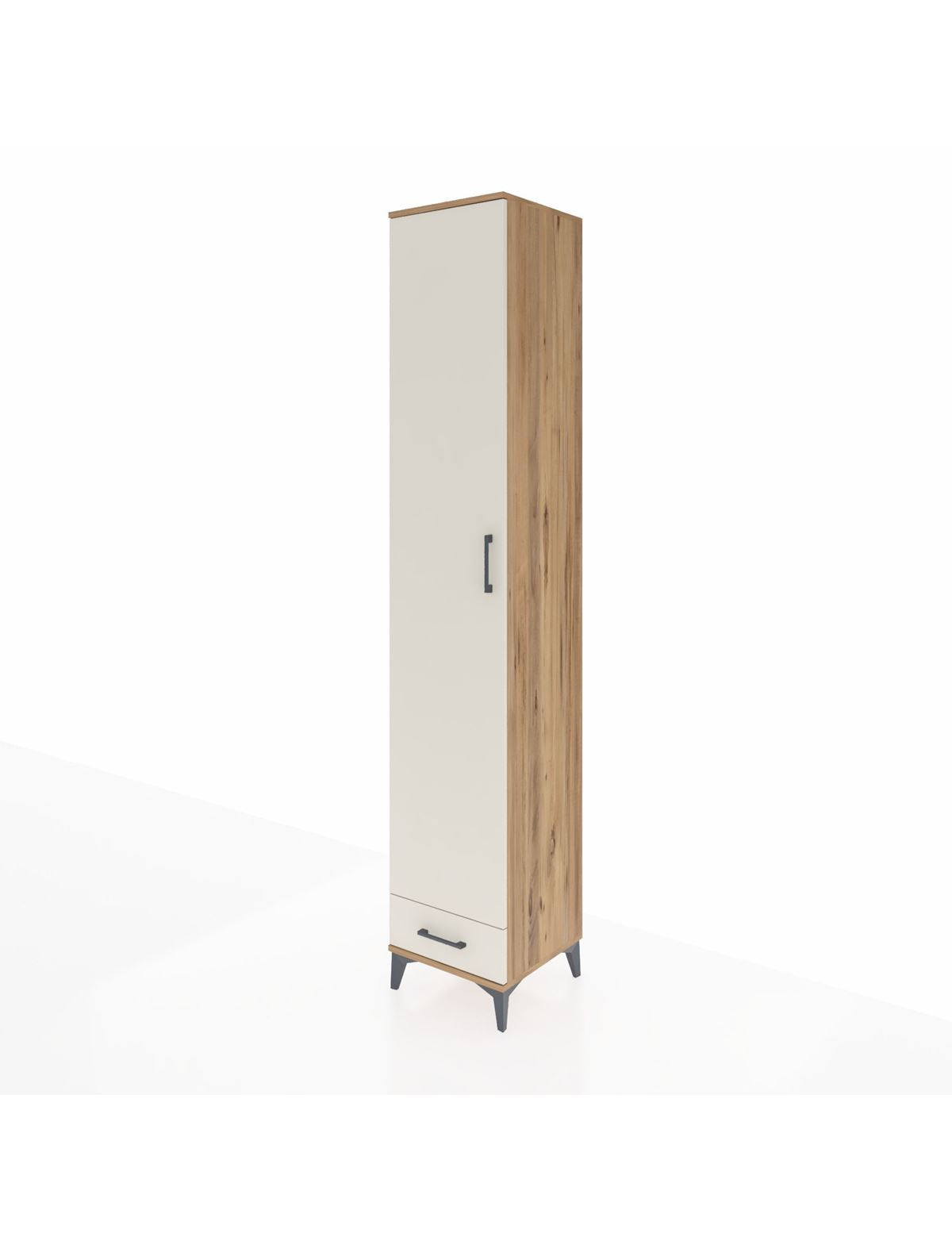 Hyperion Dolap 6 Raflı Tek Çekmeceli Tek Kapaklı 44x44x243 - S64M004V7B