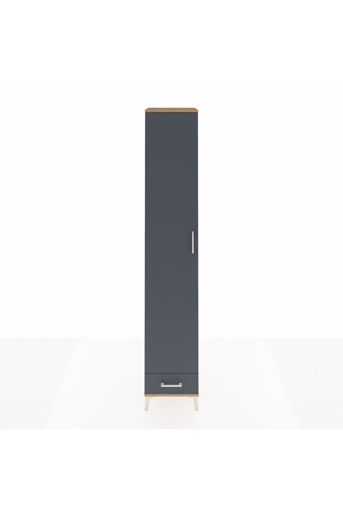 Hyperion Dolap 6 Raflı Tek Çekmeceli Tek Kapaklı 44x44x243 - S64M004V8B