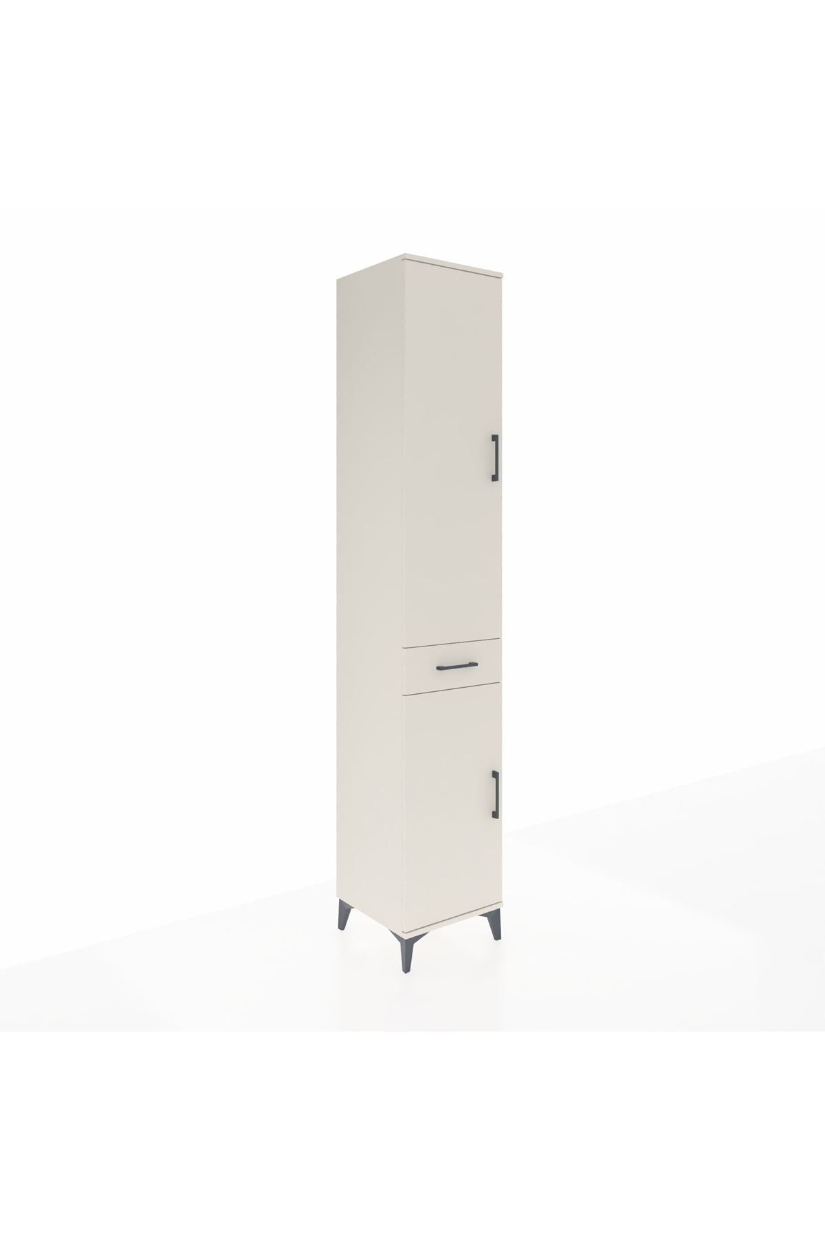 Hyperion Dolap 4 Raflı Tek Çekmeceli Tek Askılı 44x44x243 - S64M005V1B