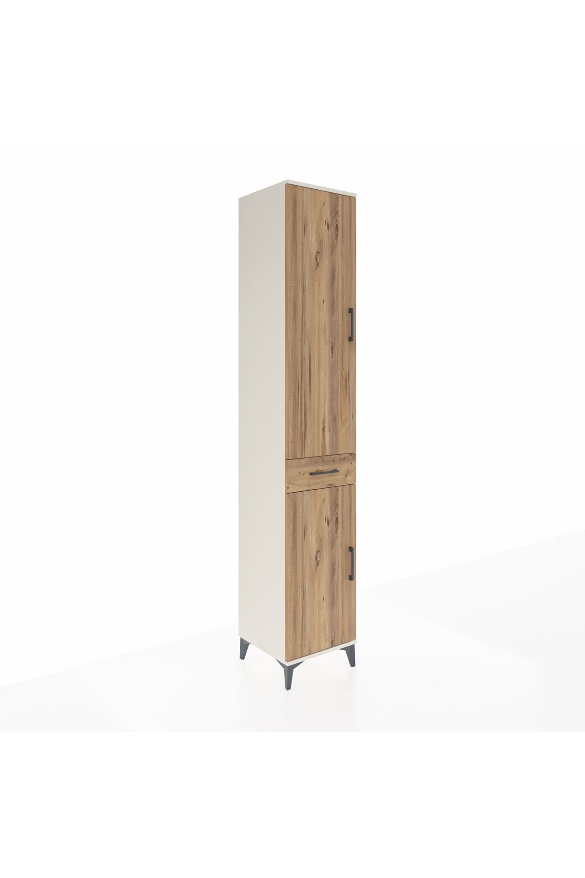 Hyperion Dolap 4 Raflı Tek Çekmeceli Tek Askılı 44x44x243 - S64M005V3B