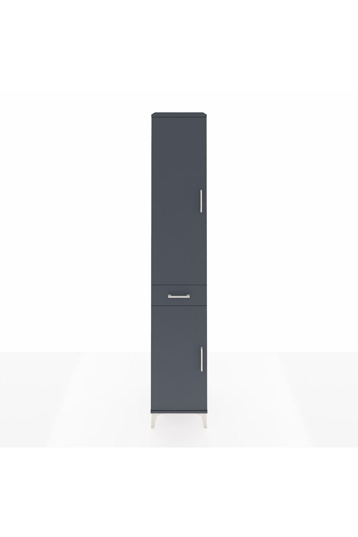 Hyperion Dolap 4 Raflı Tek Çekmeceli Tek Askılı 44x44x243 - S64M005V5B