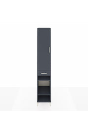 Hyperion Dolap 4 Raflı Tek Çekmeceli Tek Askılı 44x44x243 - S64M006V5B