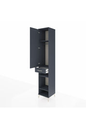 Hyperion Dolap 4 Raflı Tek Çekmeceli Tek Askılı 44x44x243 - S64M006V5B