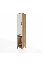 Hyperion Dolap 4 Raflı Tek Çekmeceli Tek Askılı 44x44x243 - S64M006V7B