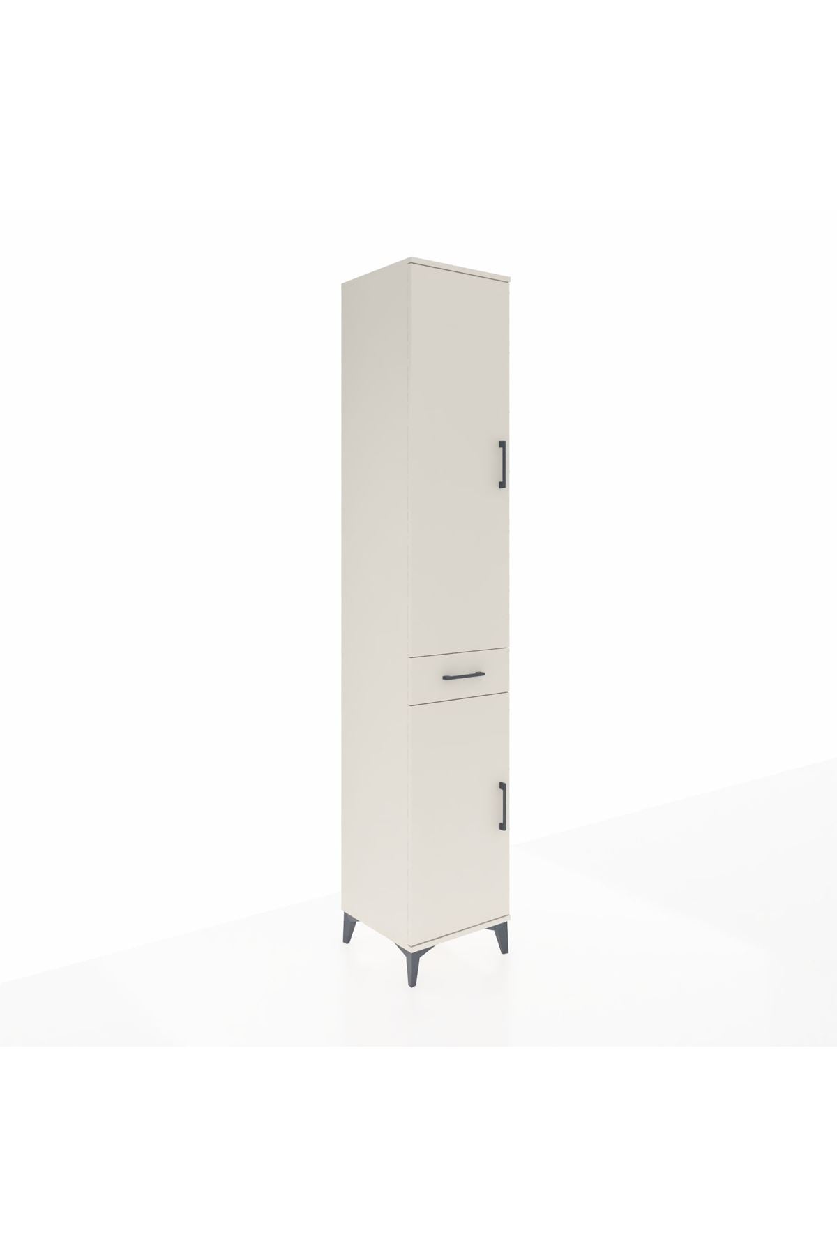 Hyperion Dolap 6 Raflı Tek Çekmeceli 2 Kapaklı 44x44x243 - S64M007V1B