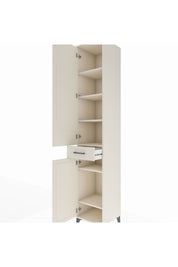 Hyperion Dolap 6 Raflı Tek Çekmeceli 2 Kapaklı 44x44x243 - S64M007V1B