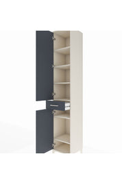 Hyperion Dolap 6 Raflı Tek Çekmeceli 2 Kapaklı 44x44x243 - S64M007V2B