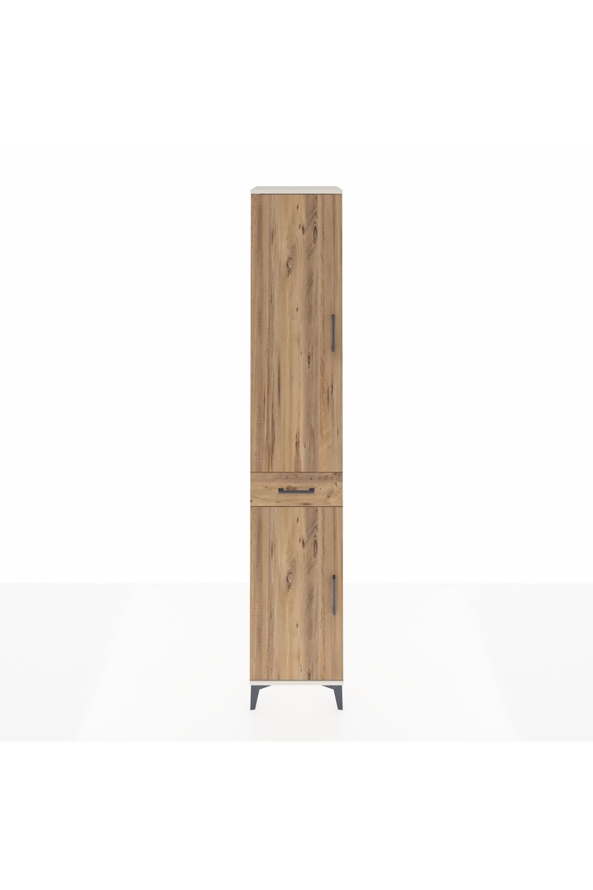 Hyperion Dolap 6 Raflı Tek Çekmeceli 2 Kapaklı 44x44x243 - S64M007V3B