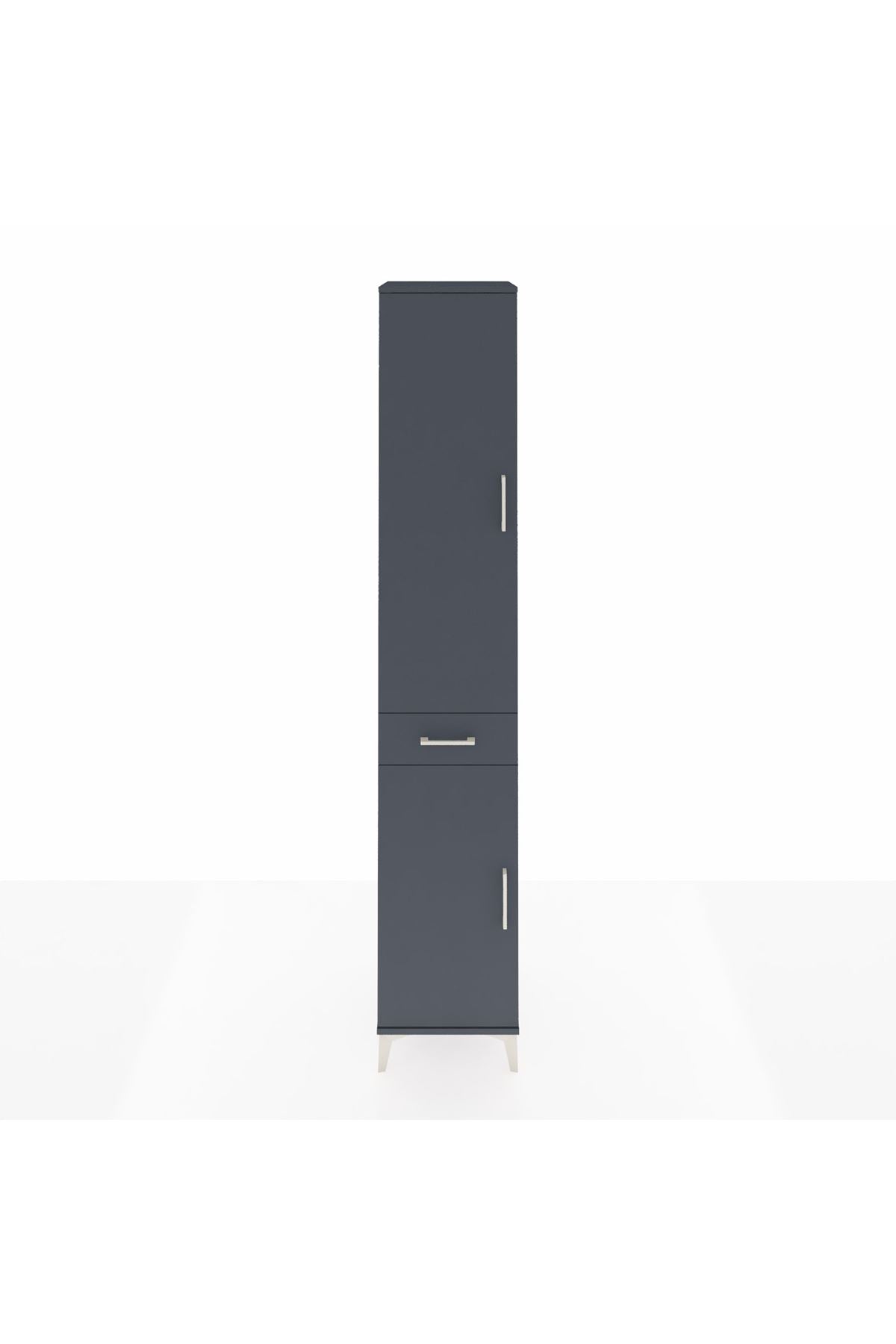 Hyperion Dolap 6 Raflı Tek Çekmeceli 2 Kapaklı 44x44x243 - S64M007V5B