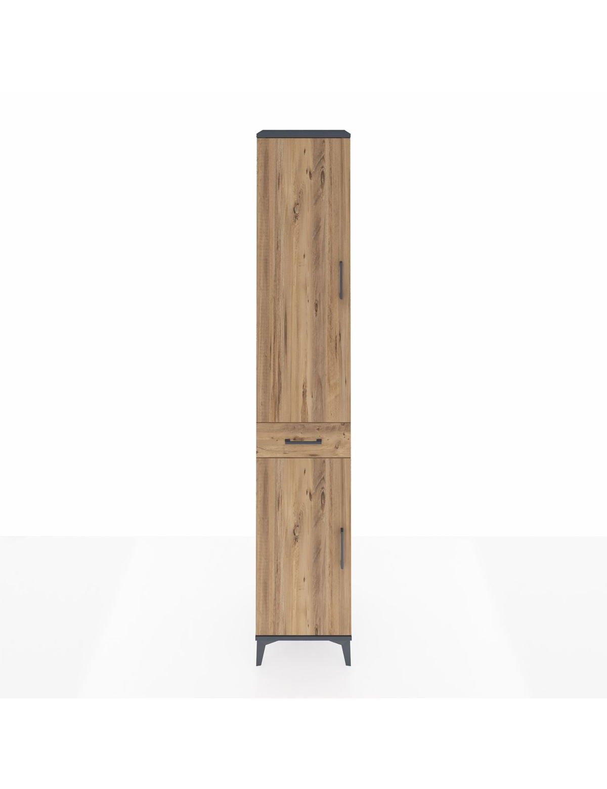 Hyperion Dolap 6 Raflı Tek Çekmeceli 2 Kapaklı 44x44x243 - S64M007V6B