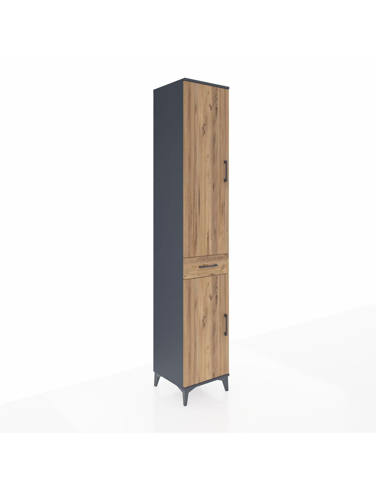 Hyperion Dolap 6 Raflı Tek Çekmeceli 2 Kapaklı 44x44x243 - S64M007V6B
