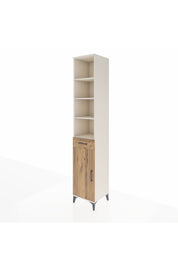 Hyperion Dolap 6 Raflı Tek Çekmeceli Tek Kapaklı 44x44x243 - S64M008V3B
