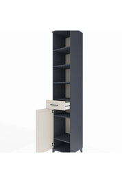 Hyperion Dolap 6 Raflı Tek Çekmeceli Tek Kapaklı 44x44x243 - S64M008V4B