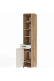 Hyperion Dolap 6 Raflı Tek Çekmeceli Tek Kapaklı 44x44x243 - S64M008V7B
