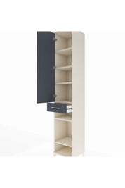 Hyperion Dolap 6 Raflı Tek Çekmeceli Tek Kapaklı 44x44x243 - S64M009V2B