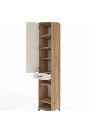 Hyperion Dolap 6 Raflı Tek Çekmeceli Tek Kapaklı 44x44x243 - S64M009V7B