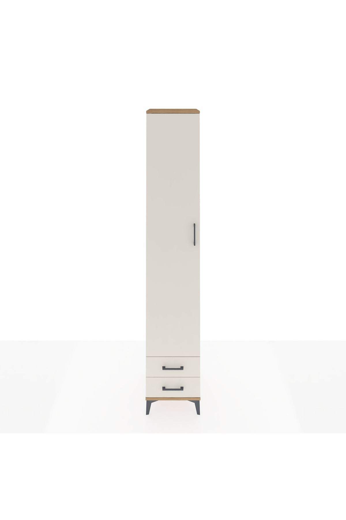 Hyperion Dolap 4 Raflı 2 Çekmeceli Tek Askılı 44x44x243 - S64M010V7B