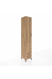 Hyperion Dolap 4 Raflı 2 Çekmeceli Tek Askılı 44x44x243 - S64M010V9B