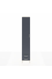 Hyperion Dolap 6 Raflı 2 Çekmeceli Tek Kapaklı 44x44x243 - S64M011V2B