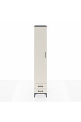 Hyperion Dolap 6 Raflı 2 Çekmeceli Tek Kapaklı 44x44x243