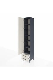 Hyperion Dolap 6 Raflı 2 Çekmeceli Tek Kapaklı 44x44x243 - S64M011V4B