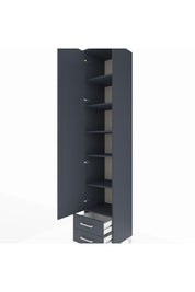 Hyperion Dolap 6 Raflı 2 Çekmeceli Tek Kapaklı 44x44x243 - S64M011V5B